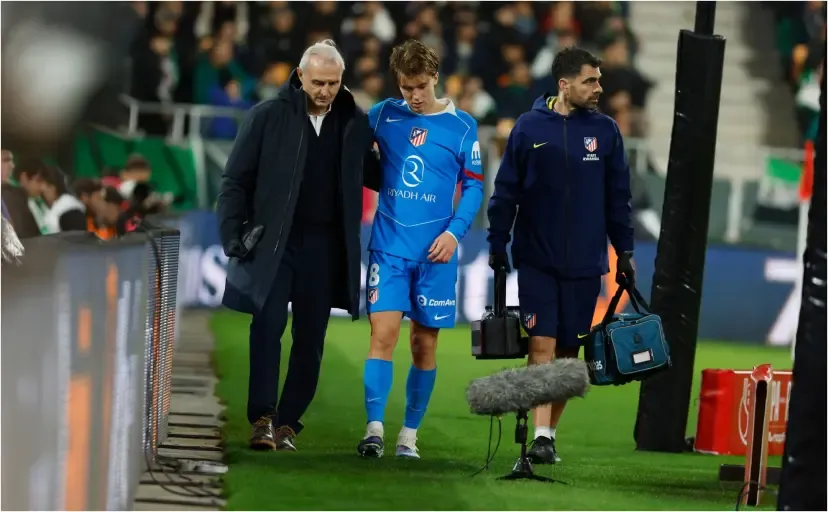 开云体育官网-马卡：马竞中场巴里奥斯训练中受伤，将接受检查