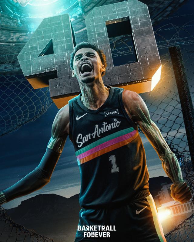 kaiyun-狂虐湖人二队！文班亚马26分钟轰40+12历史首人